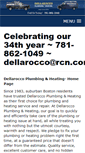 Mobile Screenshot of dellaroccoplumbingandheating.com